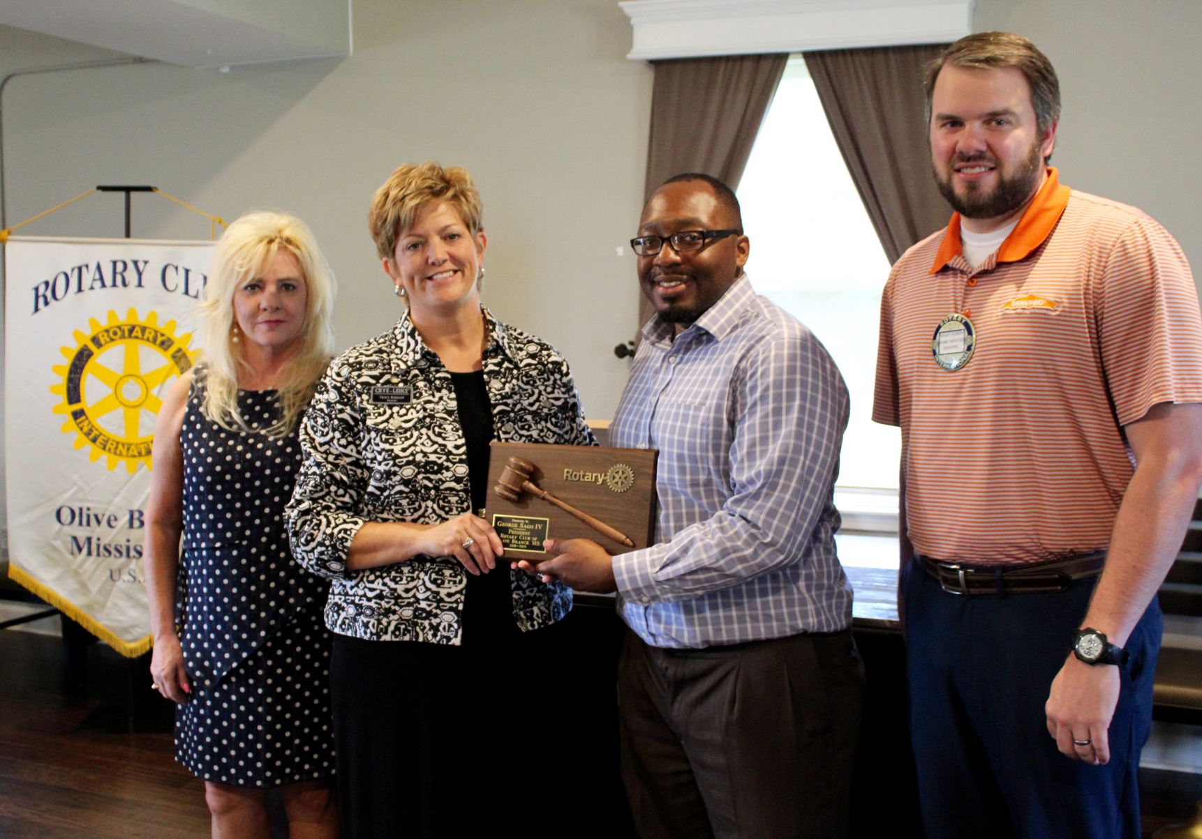 Rotary installs new officers